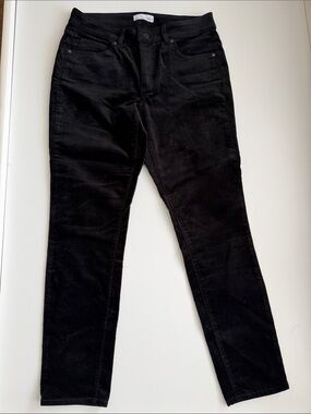 LOFT Women's Black Skinny Velvet Jeans